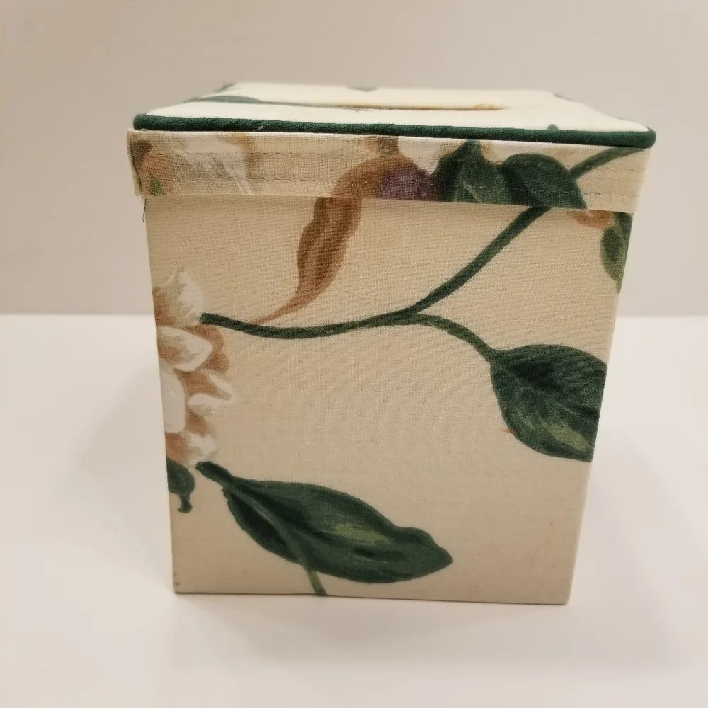 VTG JC PENNEY GLYNDA TURLEY Southern Tradition Magnolia Tissue Box Cover